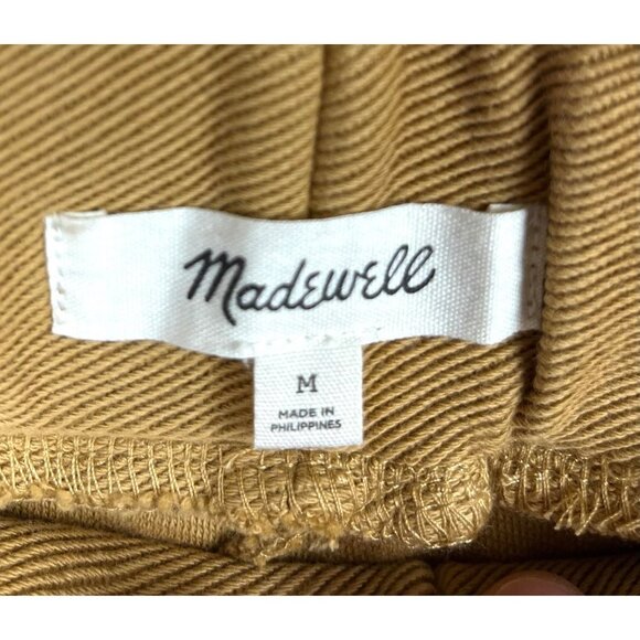 Madewell Twill Jacquard Tapered‎ Pants brown size M - Picture 3 of 9